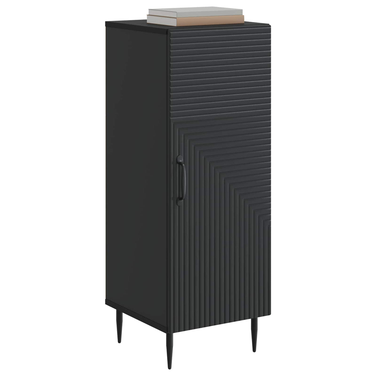 Sideboard Sort 33 x 34,5 x 89,5 cm Konstrueret træ