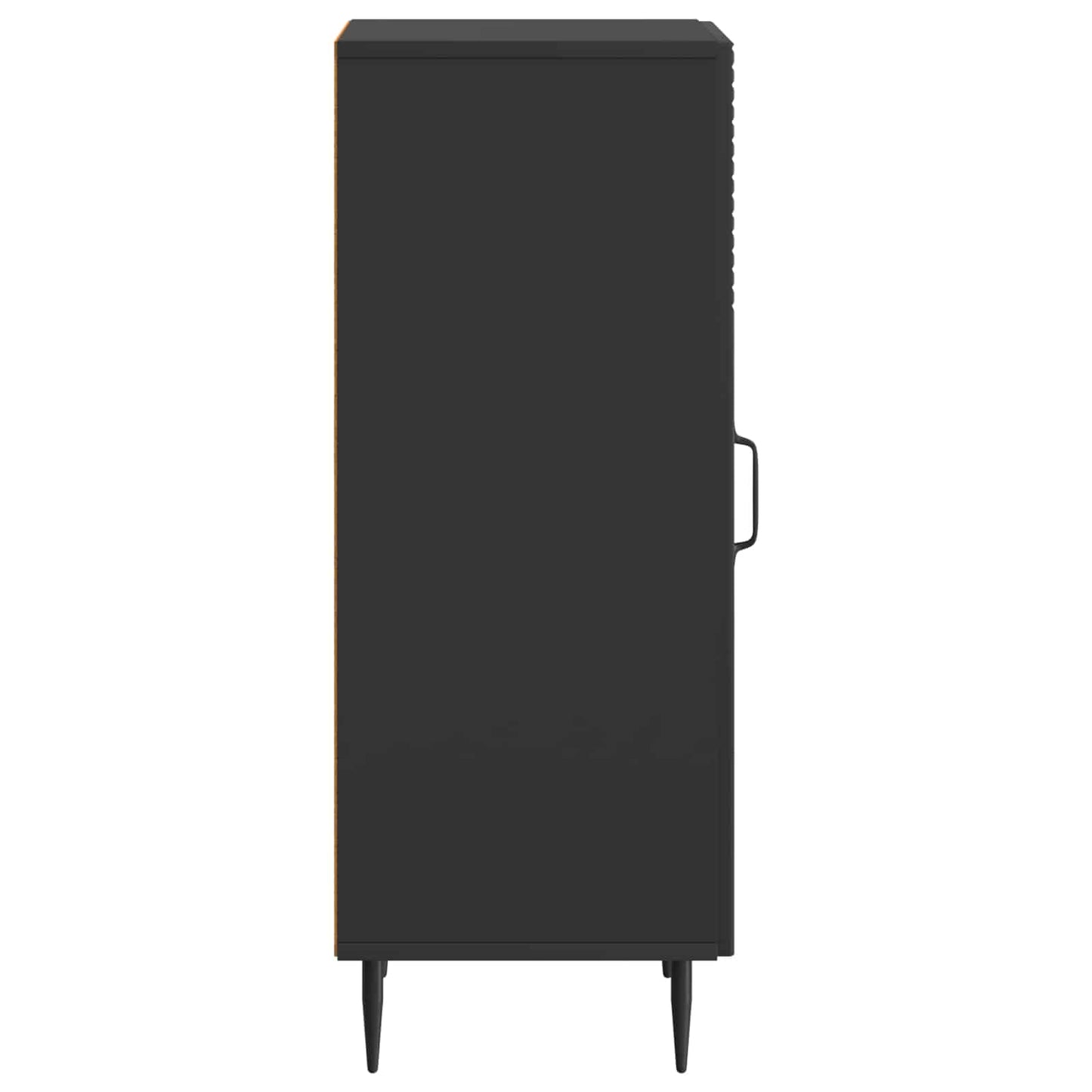 Sideboard Sort 33 x 34,5 x 89,5 cm Konstrueret træ