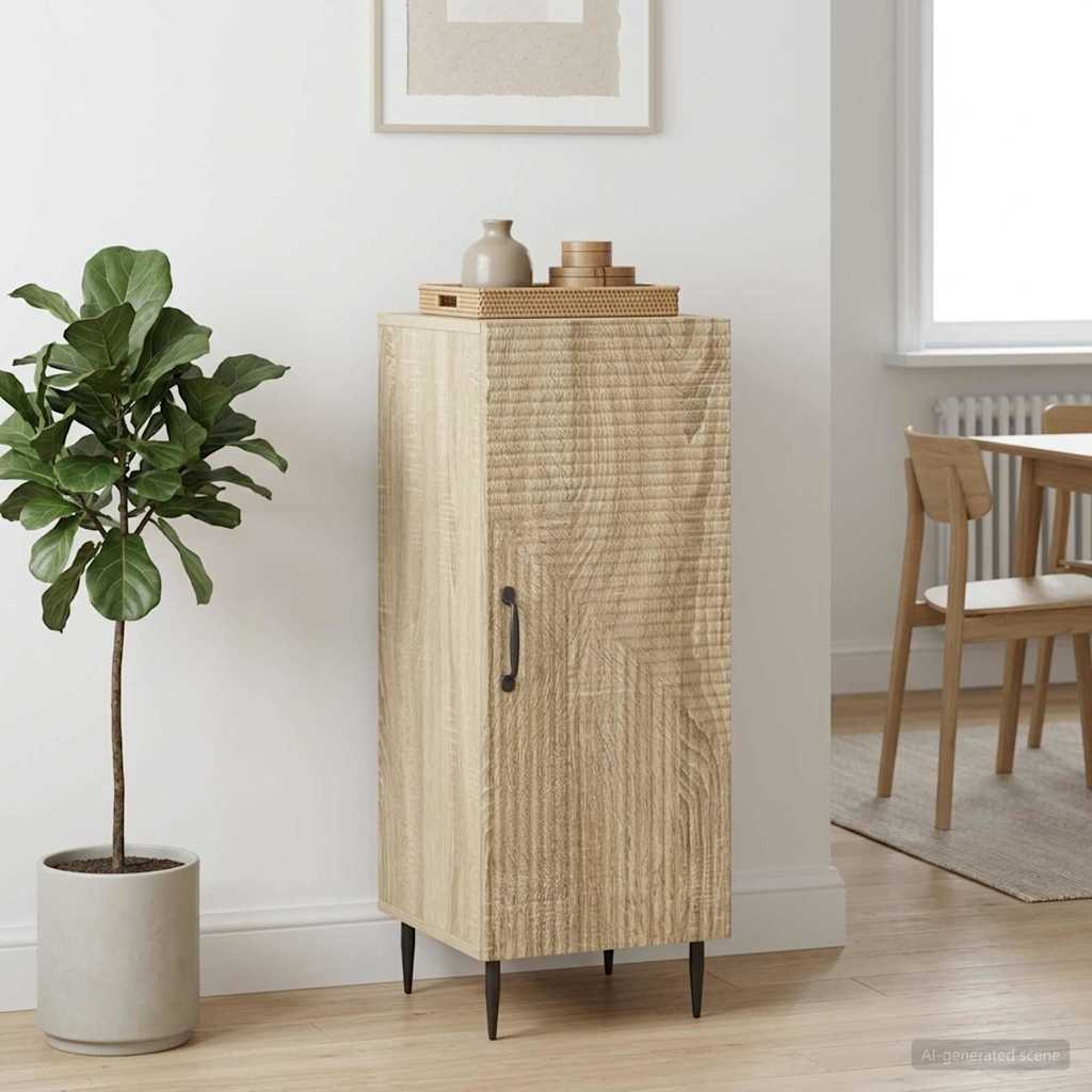 Sideboard Sonoma-eg 33 x 34,5 x 89,5 cm Konstrueret træ
