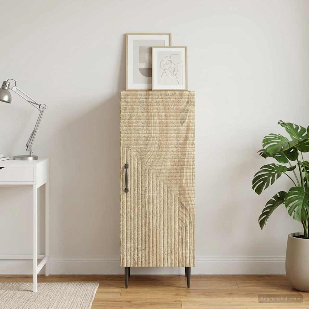 Sideboard Sonoma-eg 33 x 34,5 x 89,5 cm Konstrueret træ