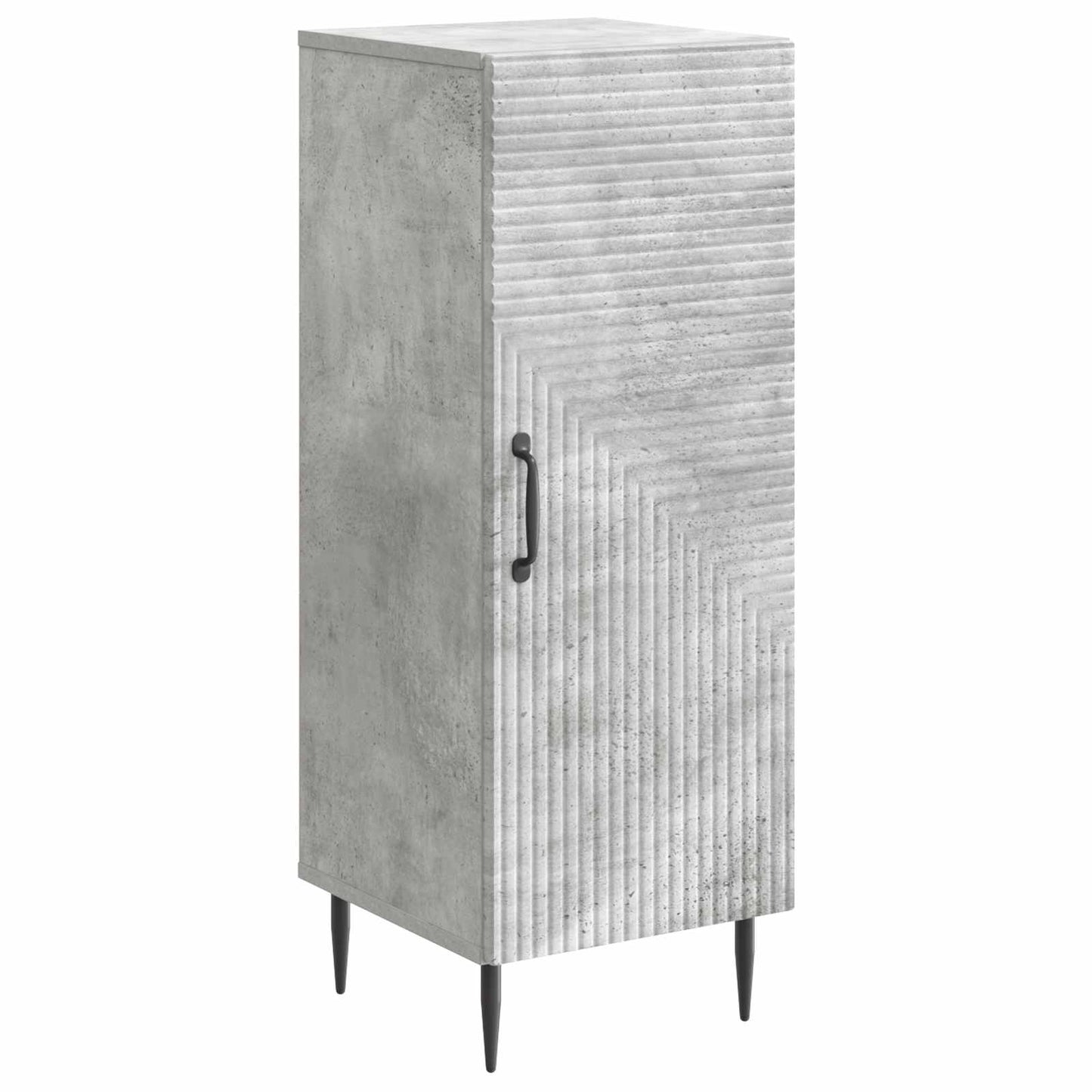 Sideboard Betongrå 33 x 34,5 x 89,5 cm Konstrueret træ