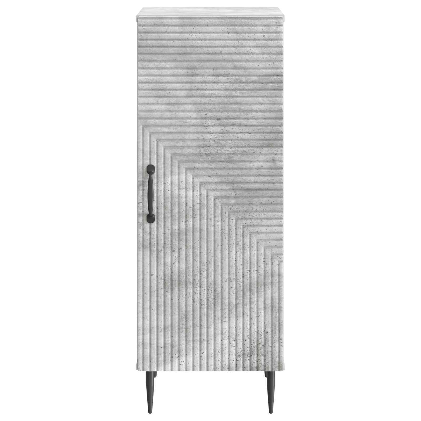 Sideboard Betongrå 33 x 34,5 x 89,5 cm Konstrueret træ