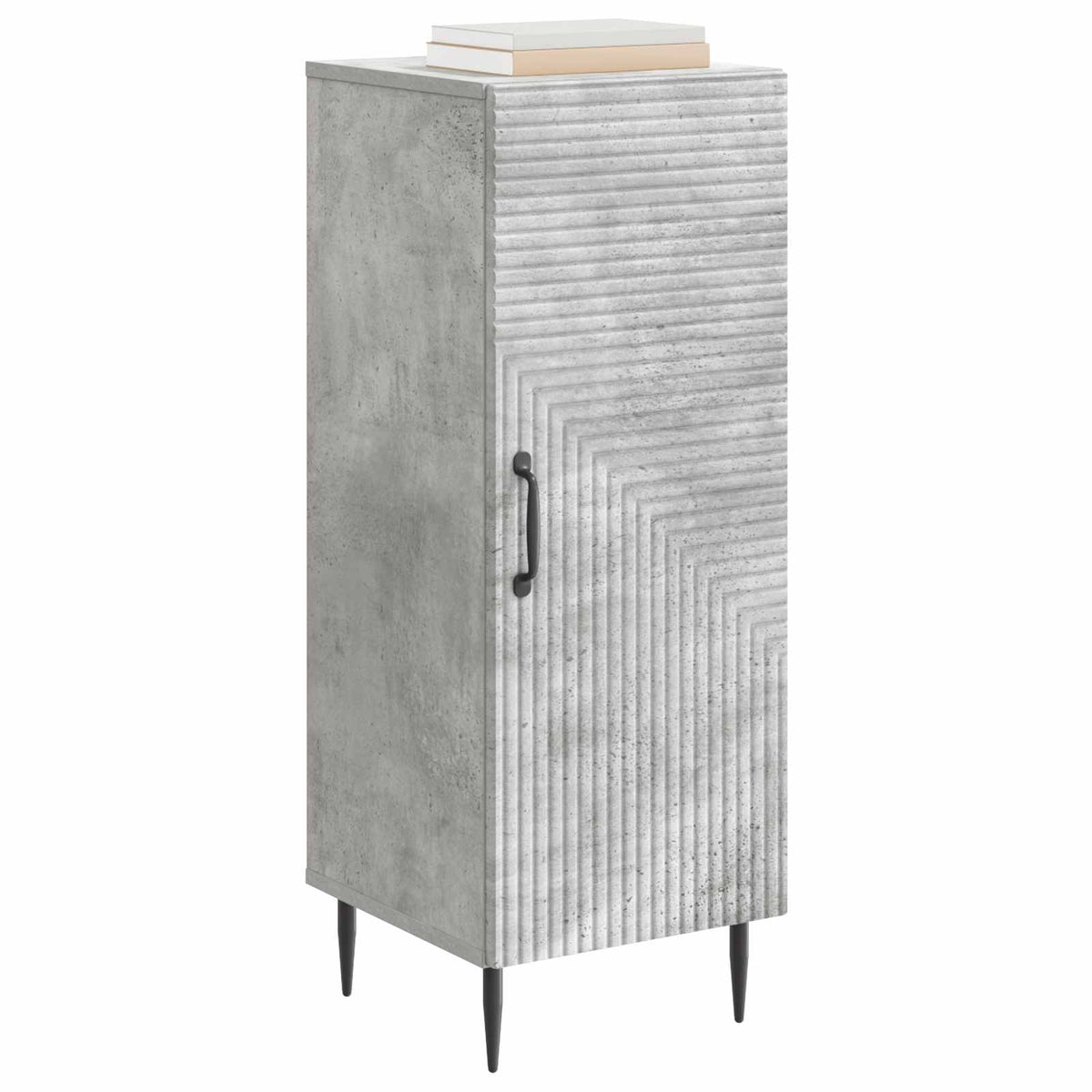 Sideboard Betongrå 33 x 34,5 x 89,5 cm Konstrueret træ