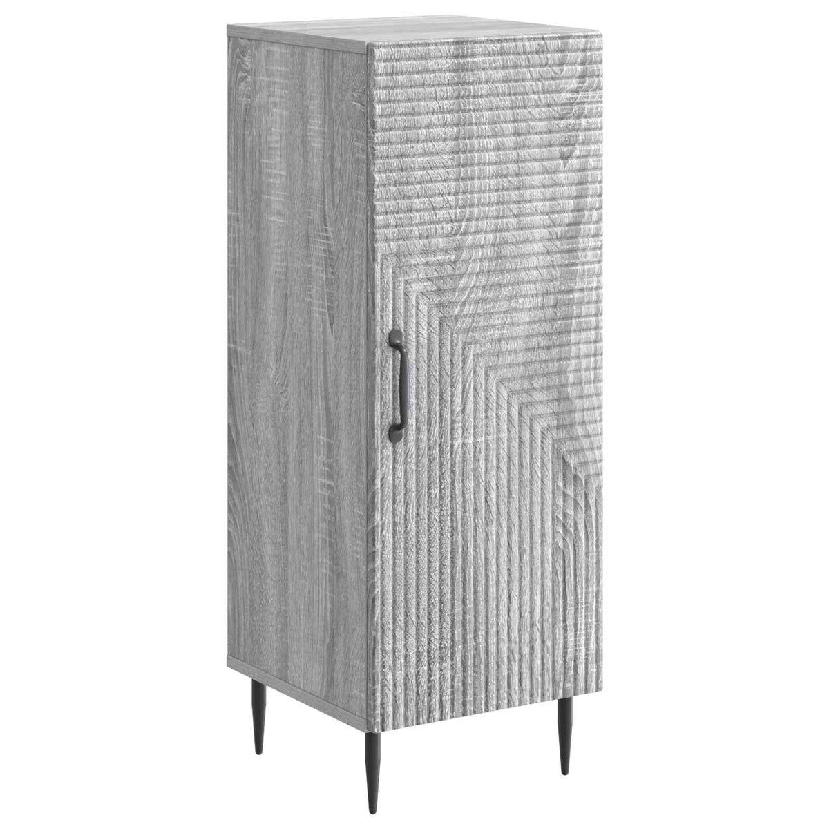 Sideboard Grå sonoma-eg 33 x 34,5 x 89,5 cm Konstrueret træ