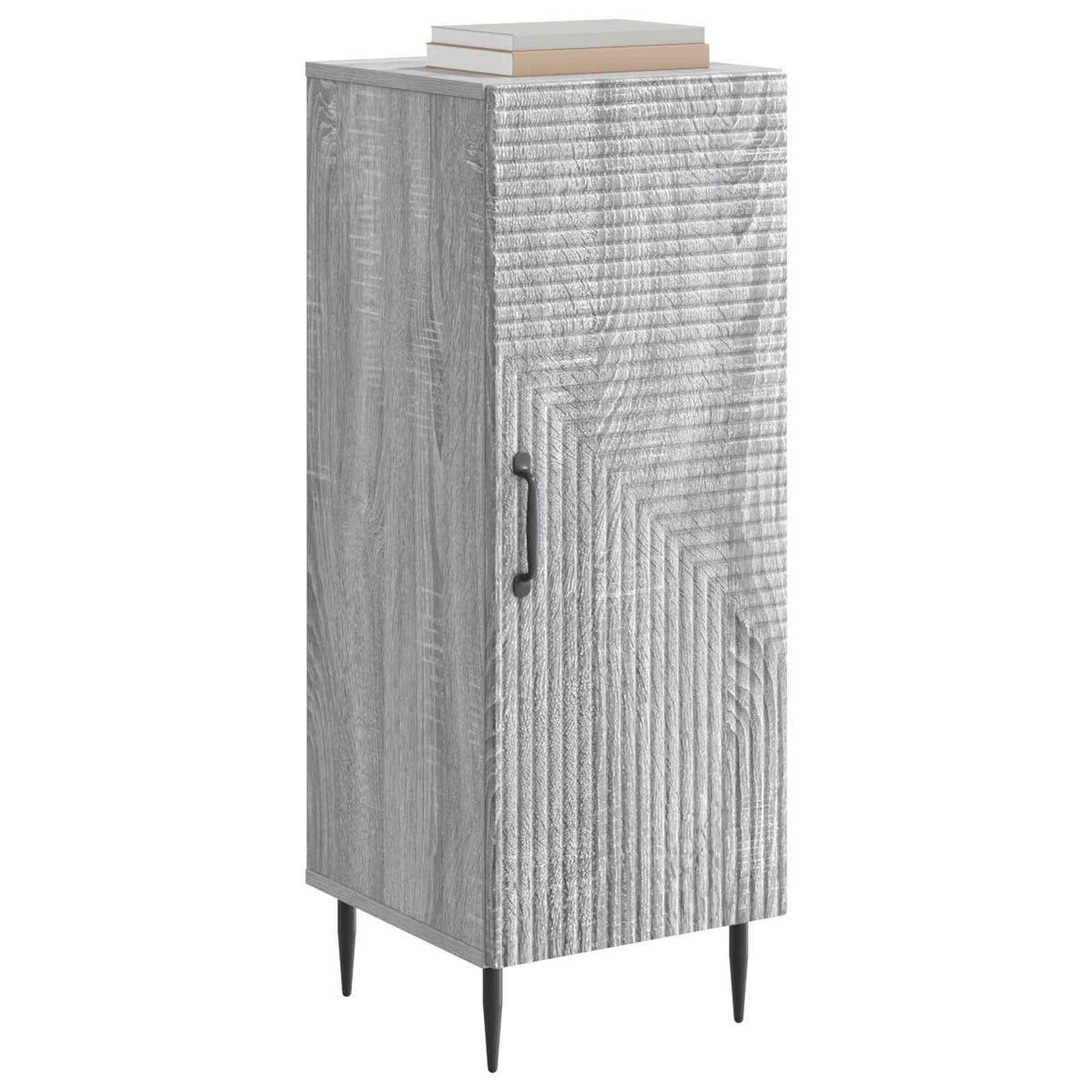 Sideboard Grå sonoma-eg 33 x 34,5 x 89,5 cm Konstrueret træ