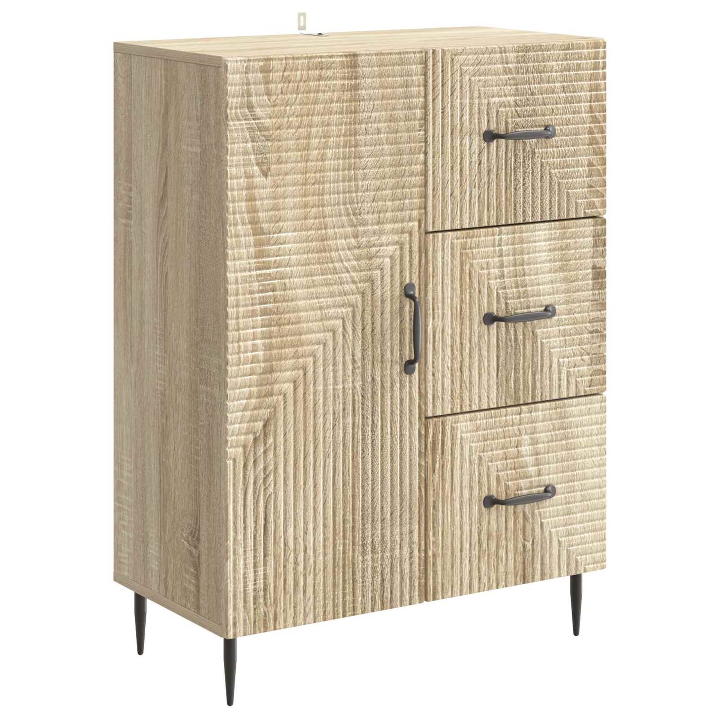 Sideboard Sonoma-eg 66 x 34,5 x 89,5 cm Konstrueret træ