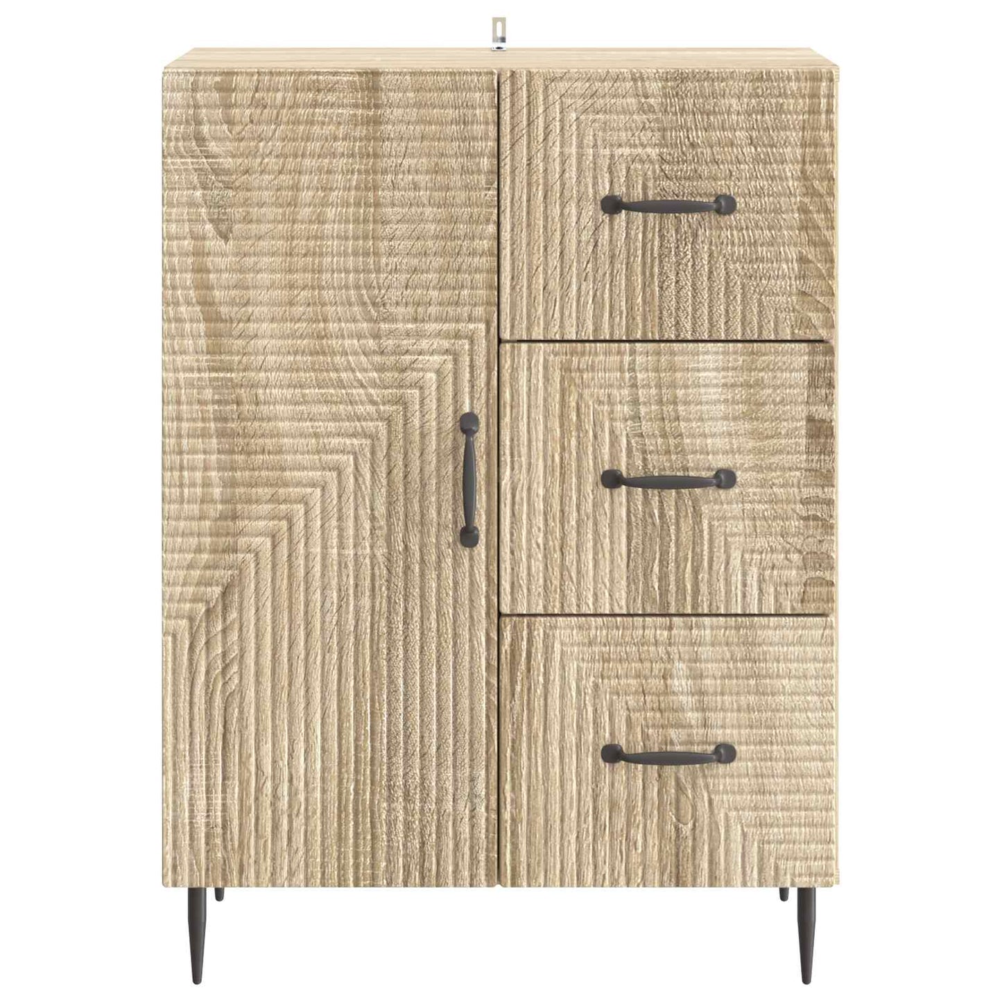 Sideboard Sonoma-eg 66 x 34,5 x 89,5 cm Konstrueret træ