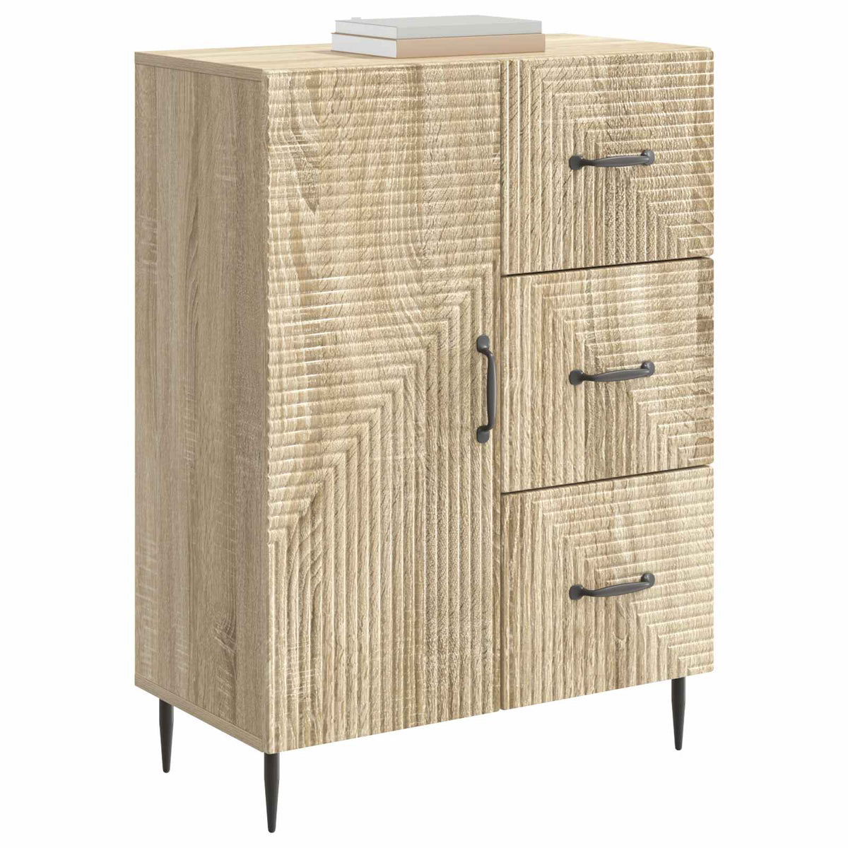 Sideboard Sonoma-eg 66 x 34,5 x 89,5 cm Konstrueret træ