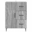 Sideboard Grå sonoma-eg 66 x 34,5 x 89,5 cm Konstrueret træ