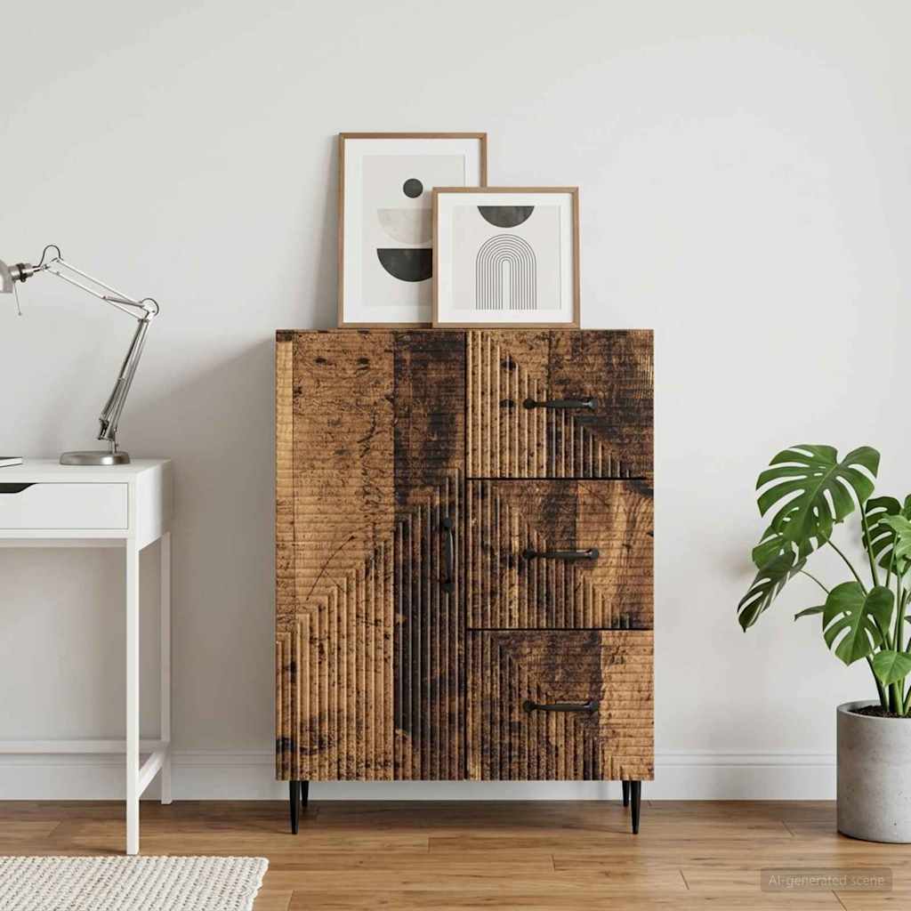 Sideboard Gammelt træ 66 x 34,5 x 89,5 cm Konstrueret træ