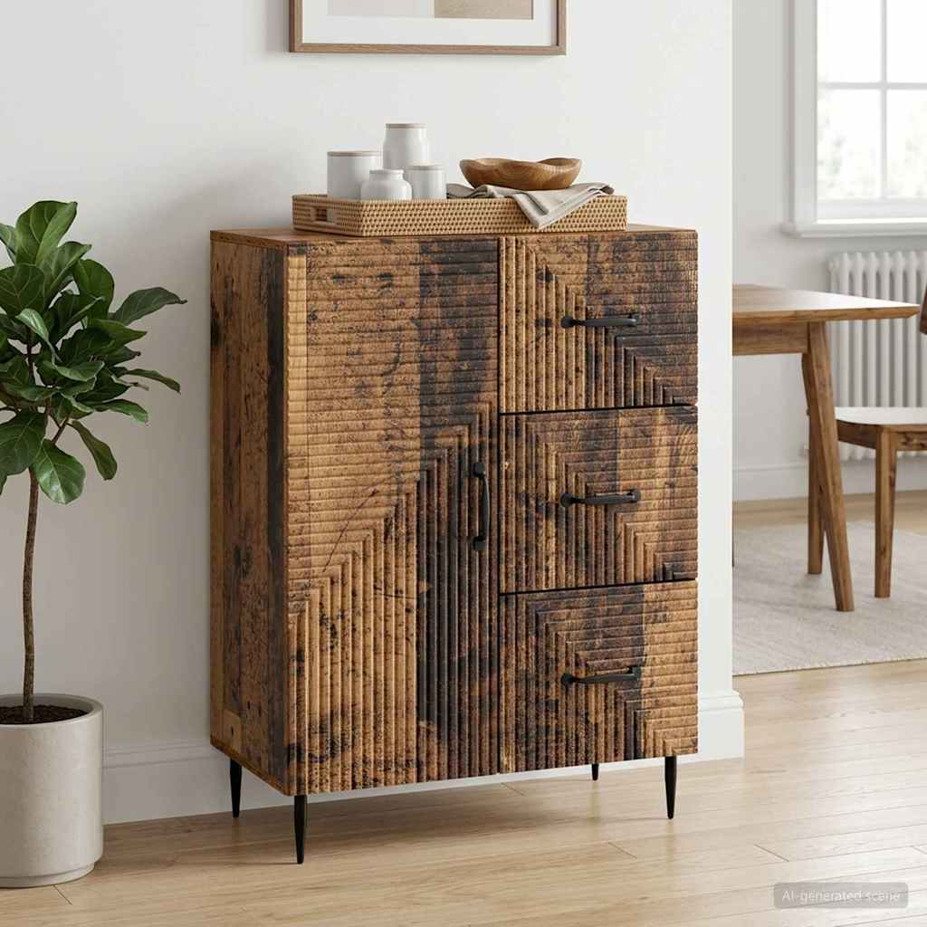 Sideboard Gammelt træ 66 x 34,5 x 89,5 cm Konstrueret træ
