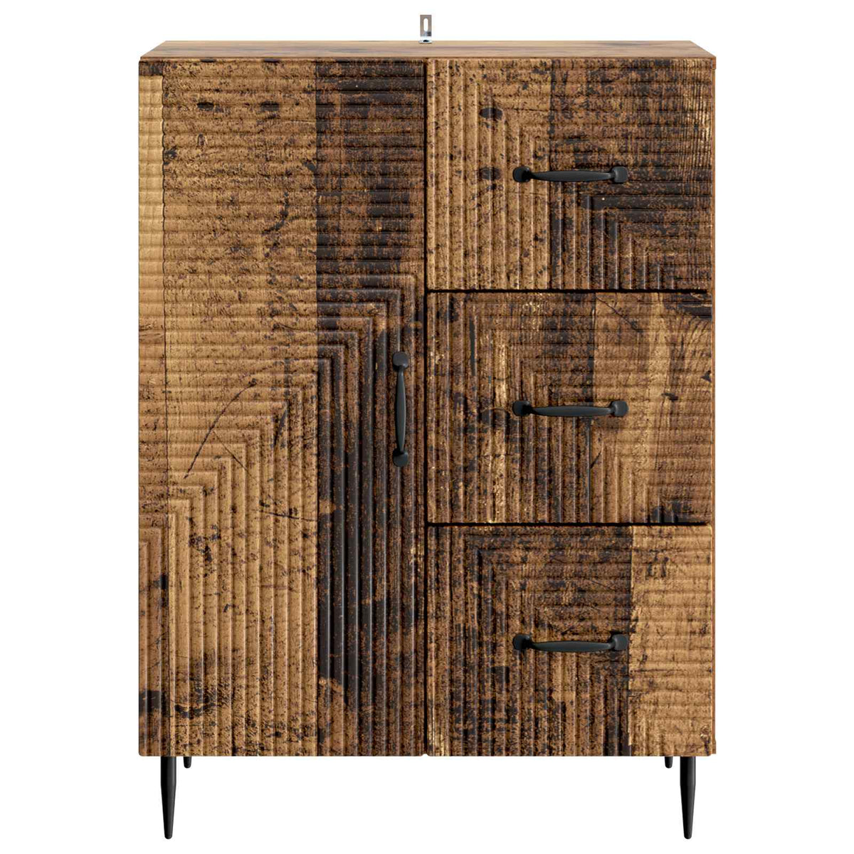 Sideboard Gammelt træ 66 x 34,5 x 89,5 cm Konstrueret træ