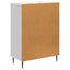 Sideboard Hvid højglans 66 x 34,5 x 89,5 cm Konstrueret træ