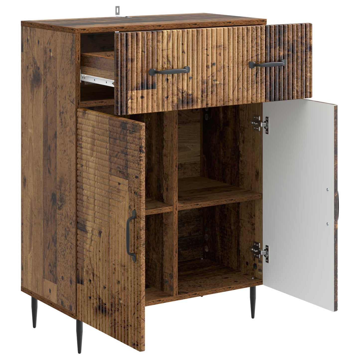 Sideboard Gammelt træ 66 x 34,5 x 89,5 cm Konstrueret træ