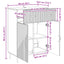 Sideboard Gammelt træ 66 x 34,5 x 89,5 cm Konstrueret træ