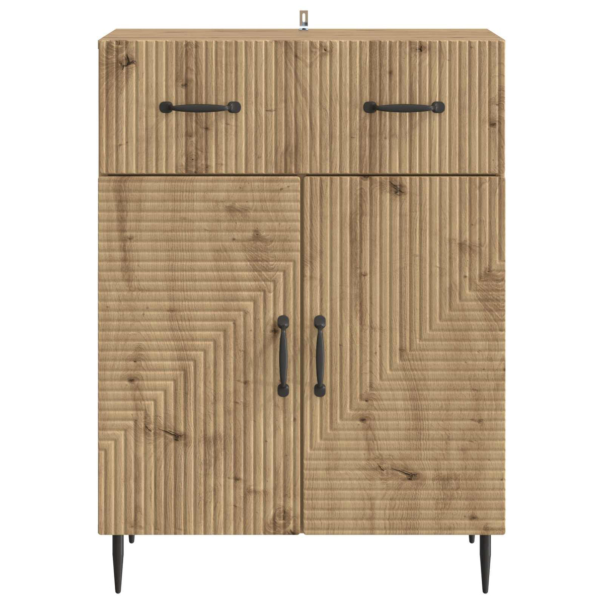 Sideboard Artisan-eg 66 x 34,5 x 89,5 cm Konstrueret træ