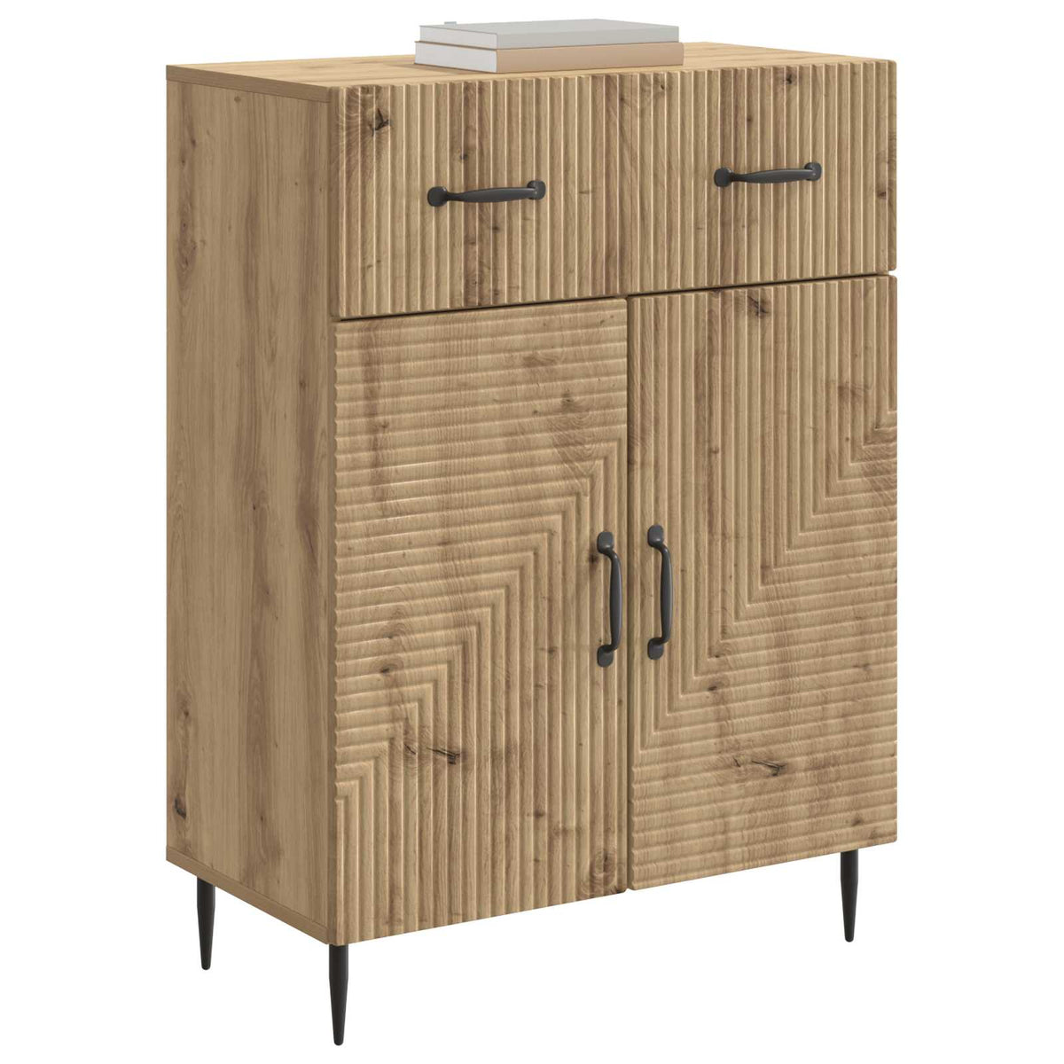 Sideboard Artisan-eg 66 x 34,5 x 89,5 cm Konstrueret træ