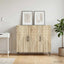 Sideboard Sonoma-eg 89 x 34,5 x 80 cm Konstrueret træ
