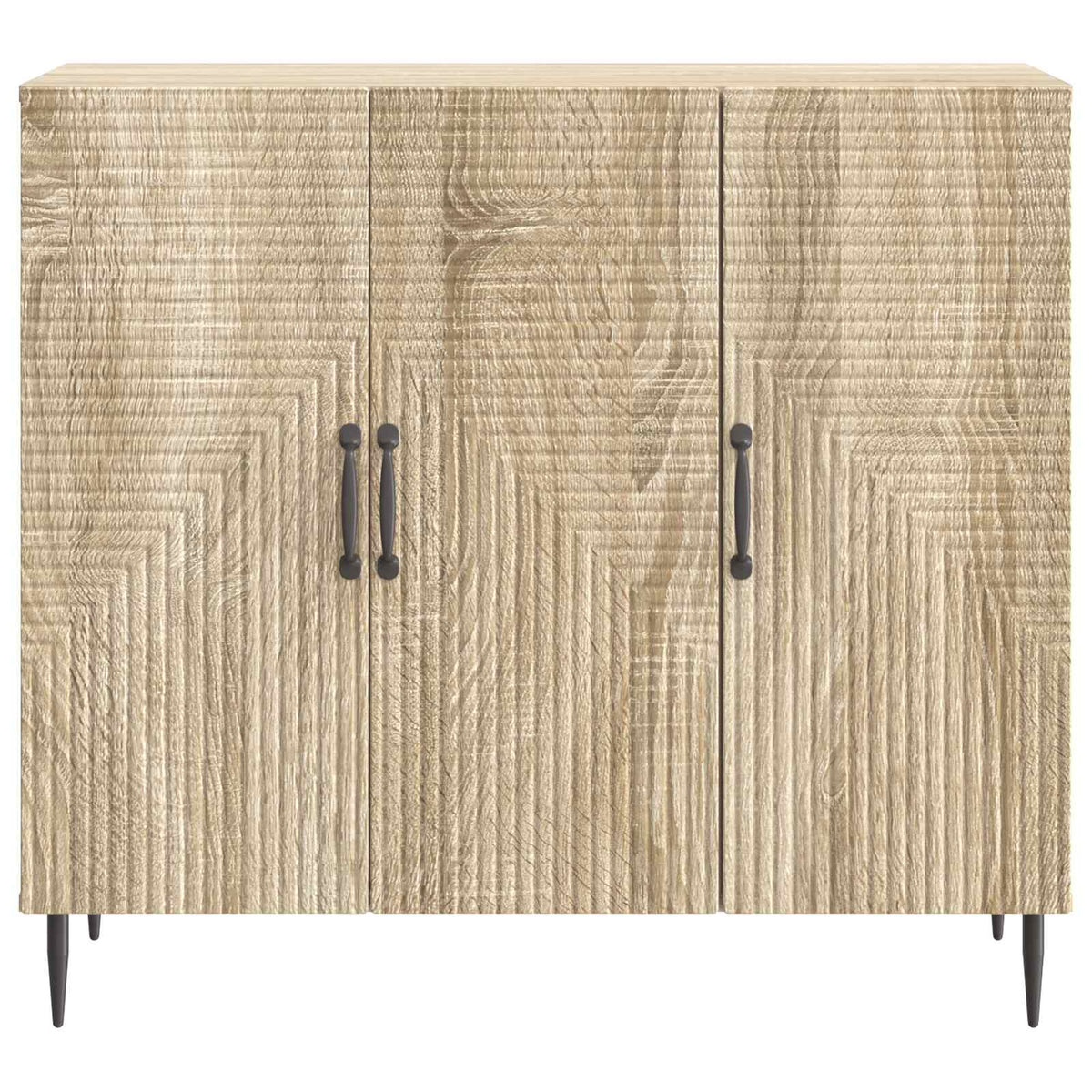 Sideboard Sonoma-eg 89 x 34,5 x 80 cm Konstrueret træ