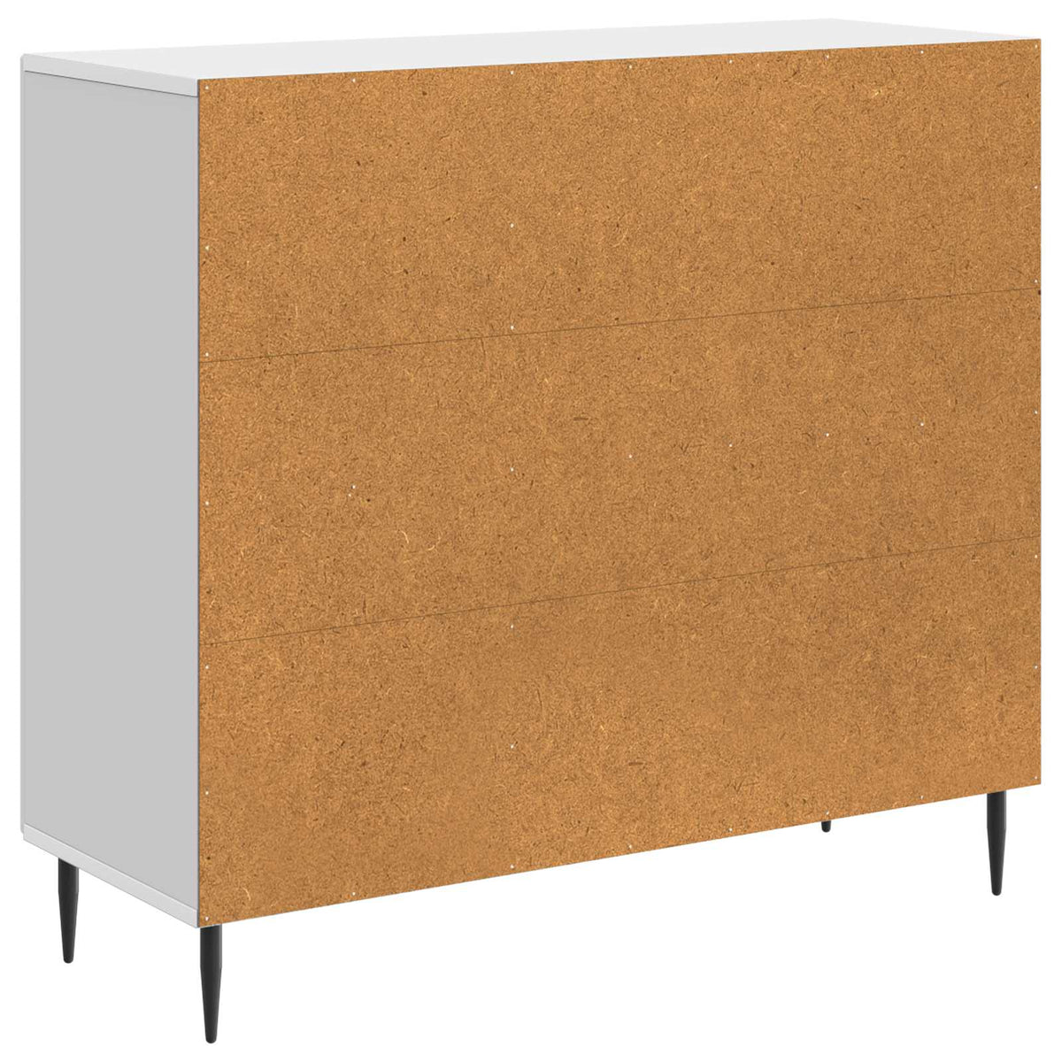 Sideboard Hvid højglans 89 x 34,5 x 80 cm Konstrueret træ