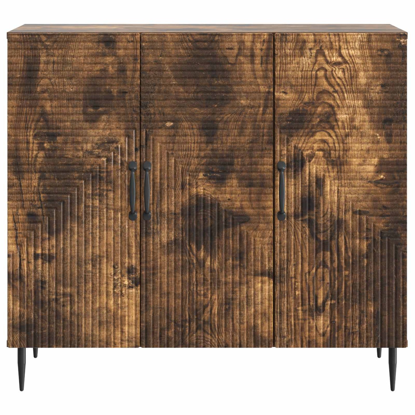 Sideboard Røget eg 89 x 34,5 x 80 cm Konstrueret træ