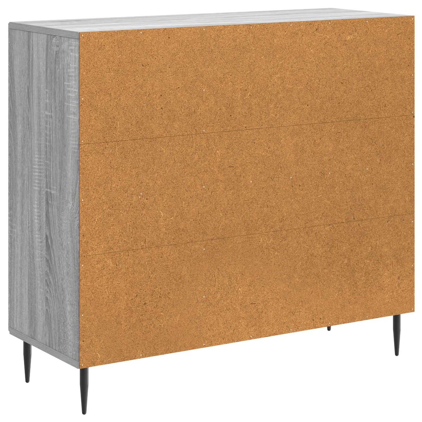 Sideboard Grå sonoma-eg 89 x 34,5 x 80 cm Konstrueret træ