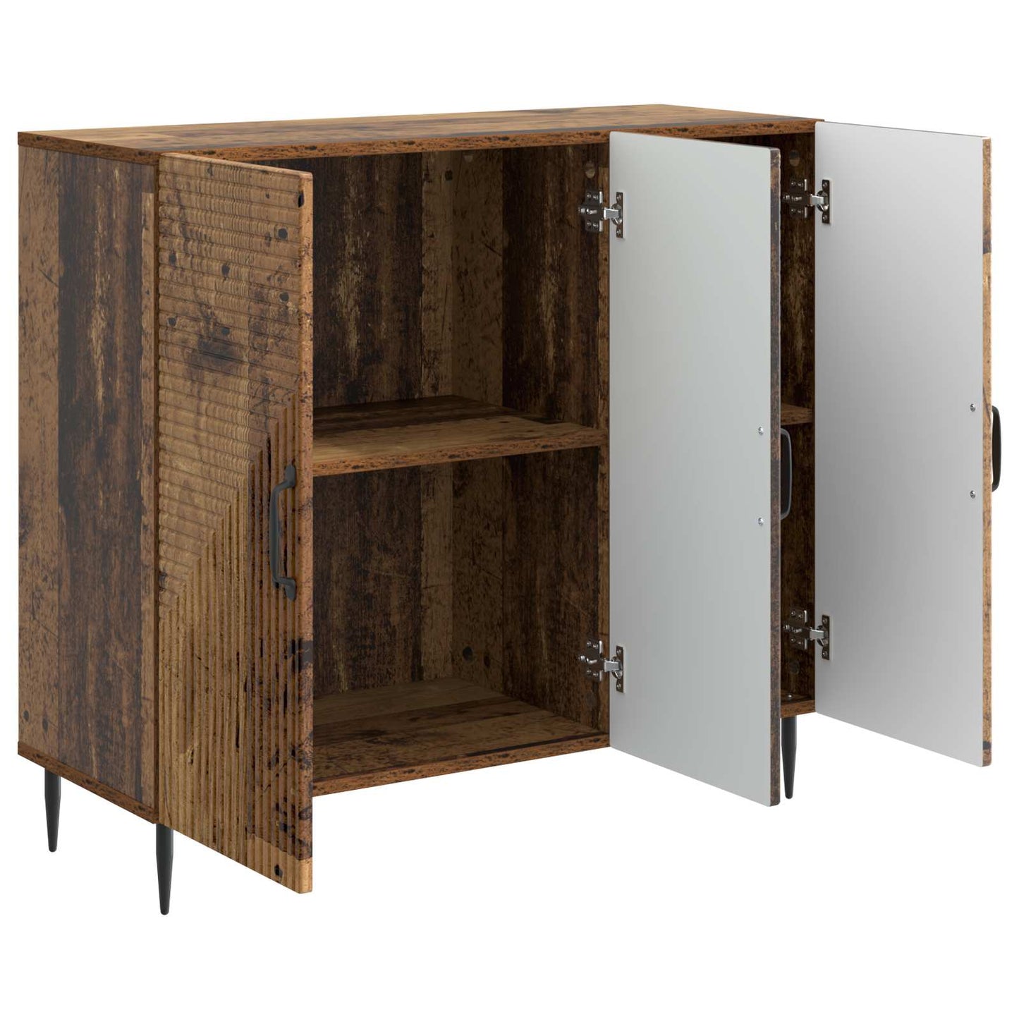 Sideboard Gammelt træ 89 x 34,5 x 80 cm Konstrueret træ
