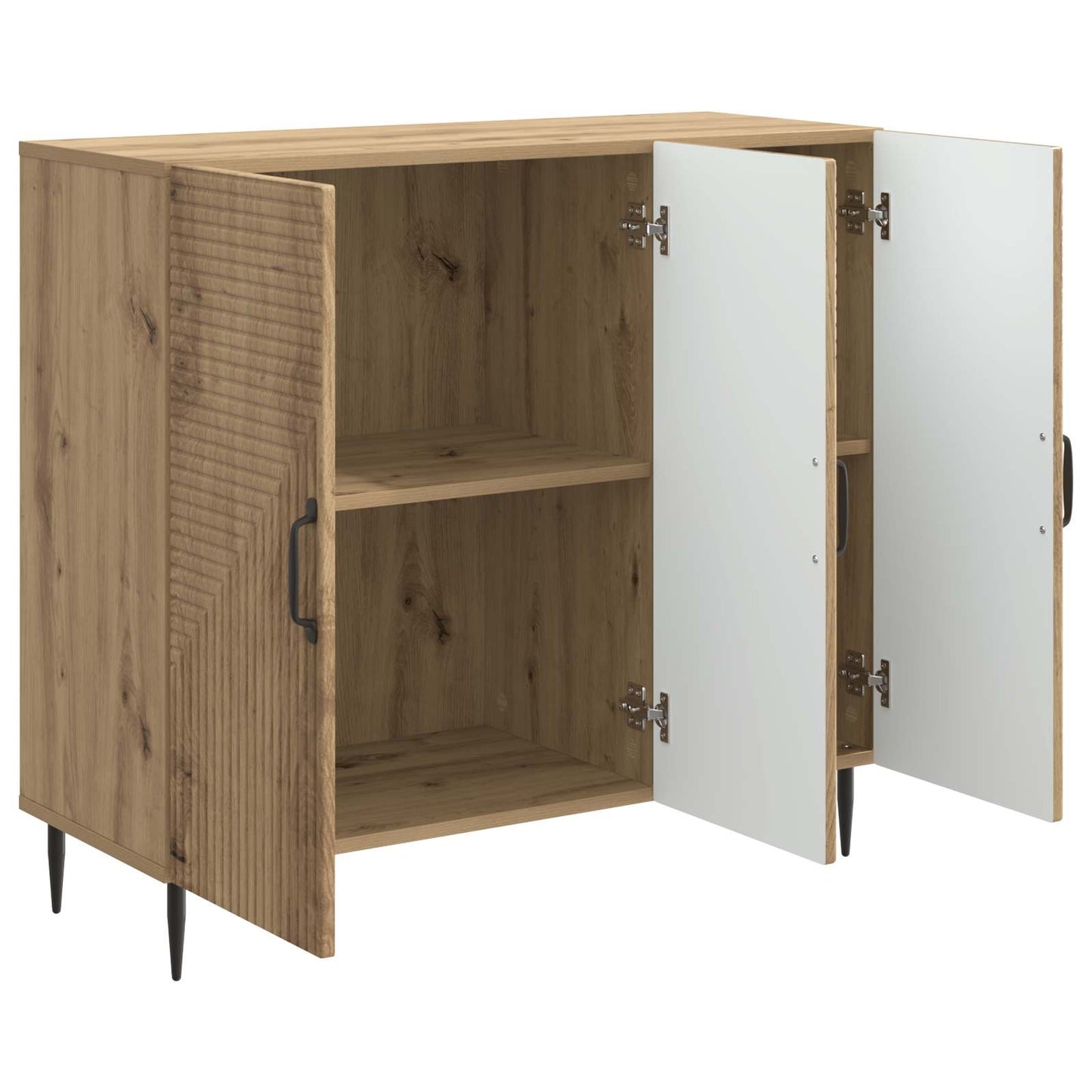Sideboard Artisan-eg 89 x 34,5 x 80 cm Konstrueret træ