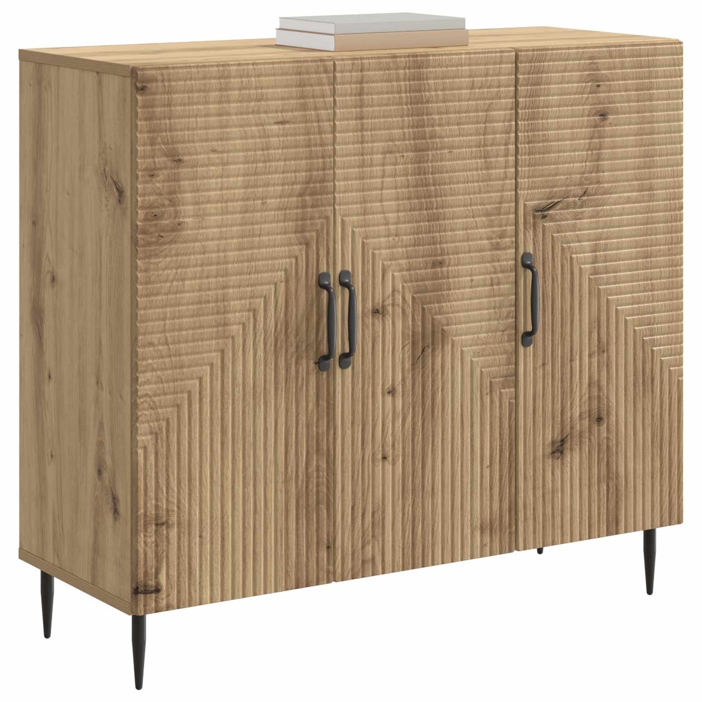 Sideboard Artisan-eg 89 x 34,5 x 80 cm Konstrueret træ