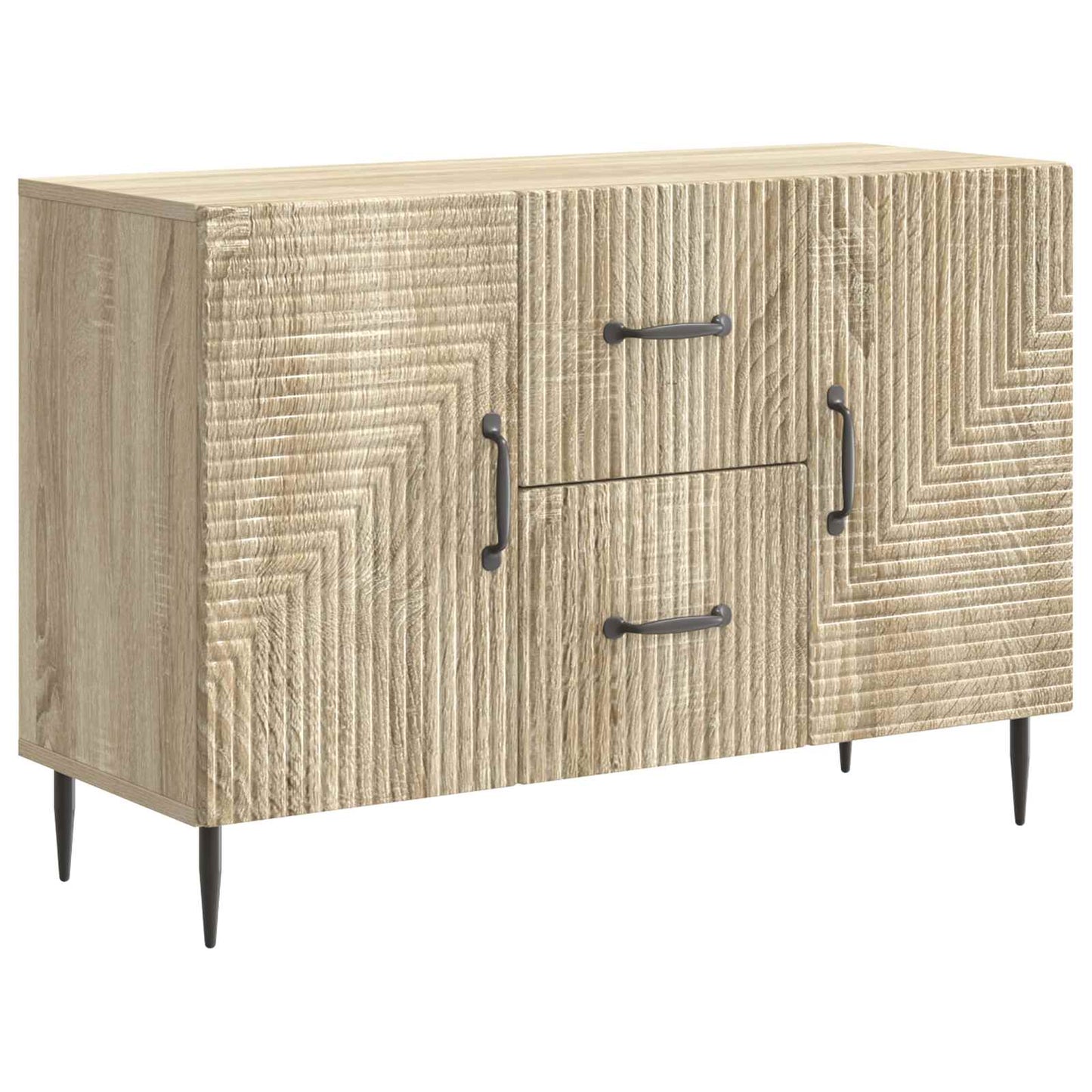 Sideboard Sonoma-eg 89 x 34,5 x 60 cm Konstrueret træ