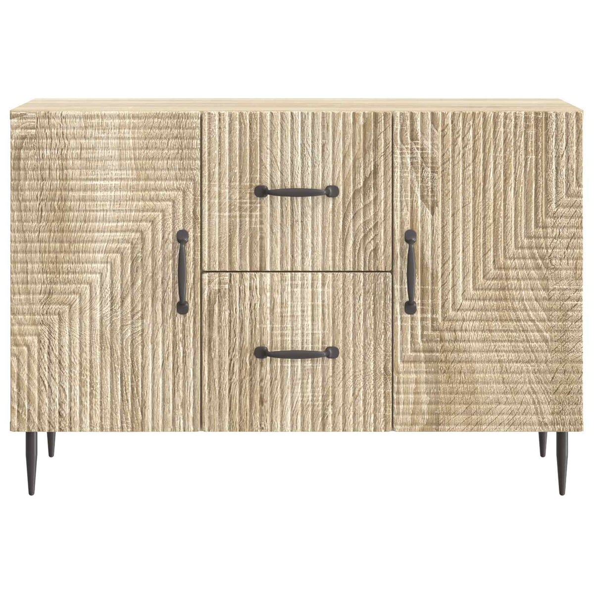 Sideboard Sonoma-eg 89 x 34,5 x 60 cm Konstrueret træ