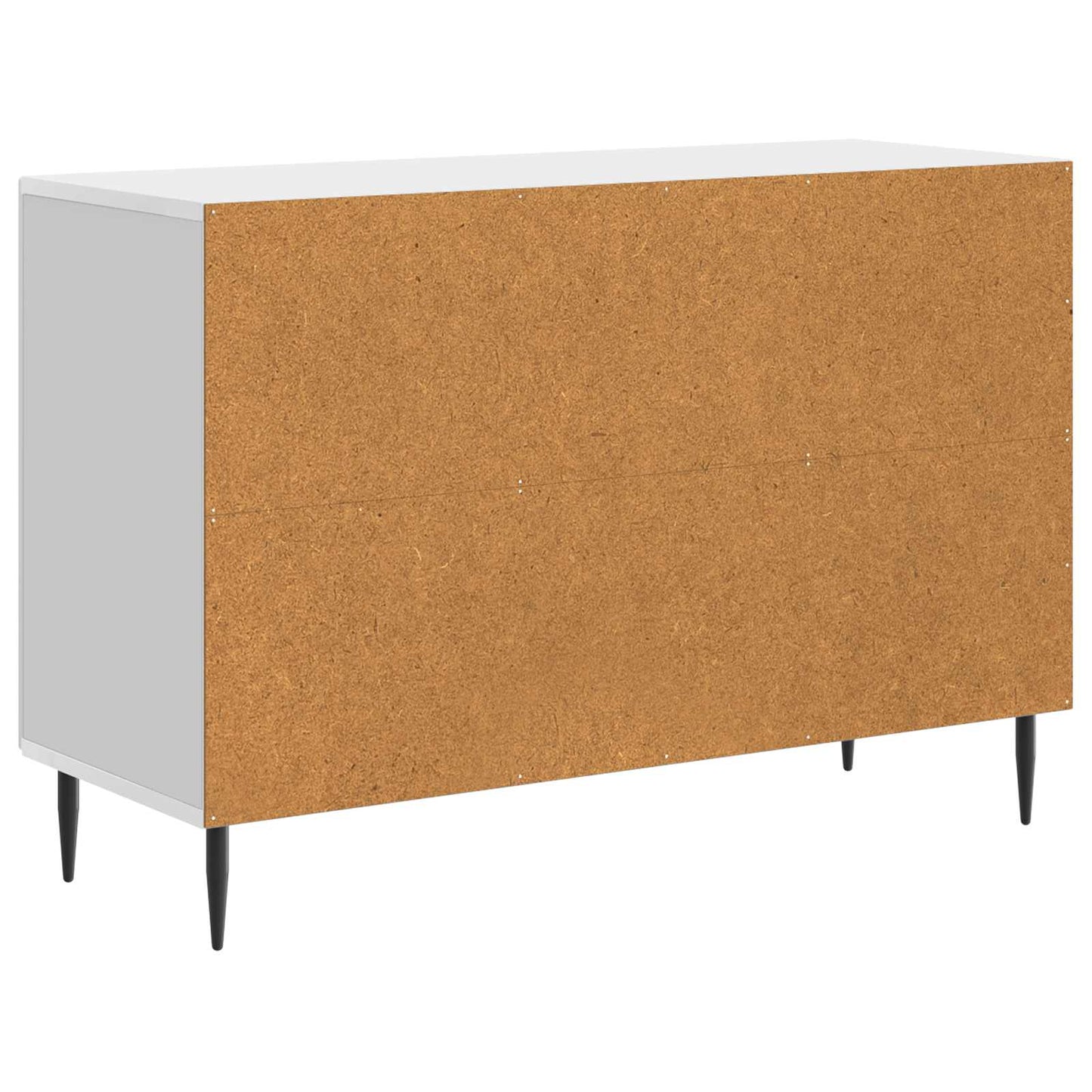 Sideboard Hvid højglans 89 x 34,5 x 60 cm Konstrueret træ
