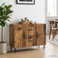 Sideboard Gammelt træ 89 x 34,5 x 60 cm Konstrueret træ