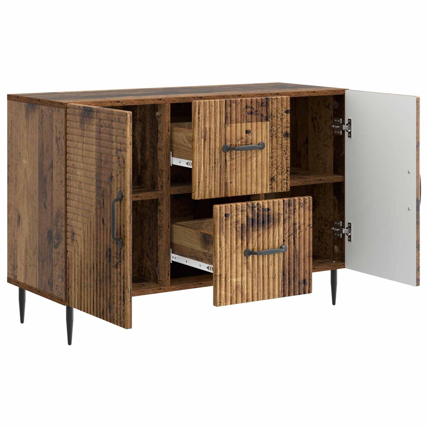 Sideboard Gammelt træ 89 x 34,5 x 60 cm Konstrueret træ
