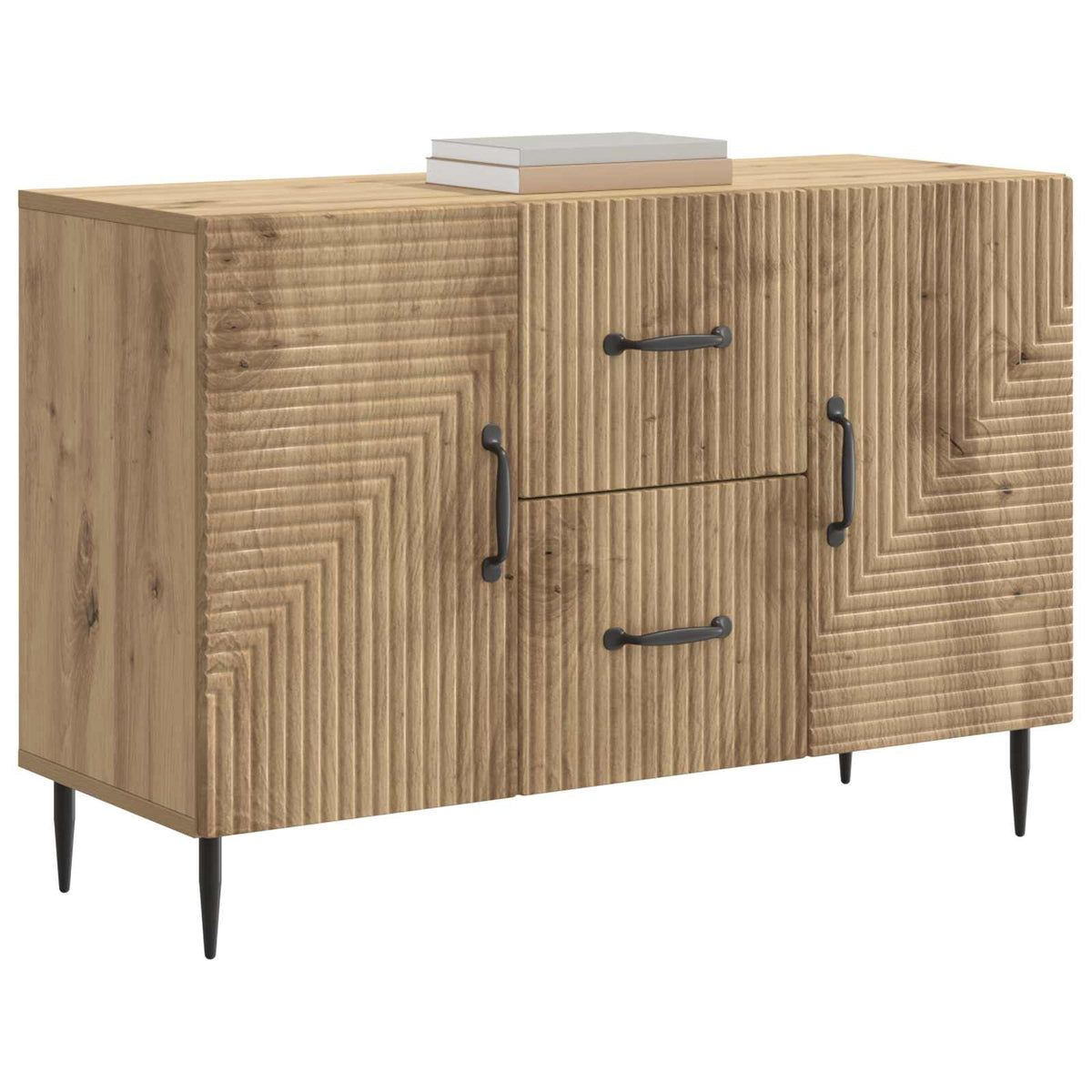Sideboard Artisan-eg 89 x 34,5 x 60 cm Konstrueret træ