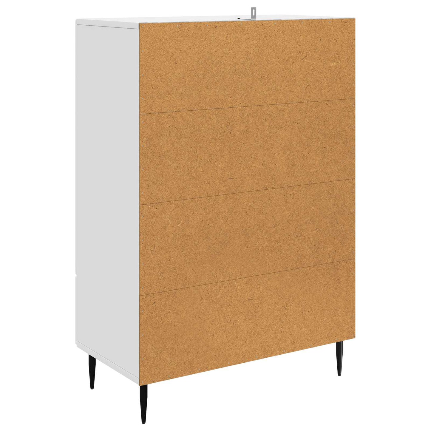 Sideboard Hvid 66 x 34,5 x 95 cm Konstrueret træ
