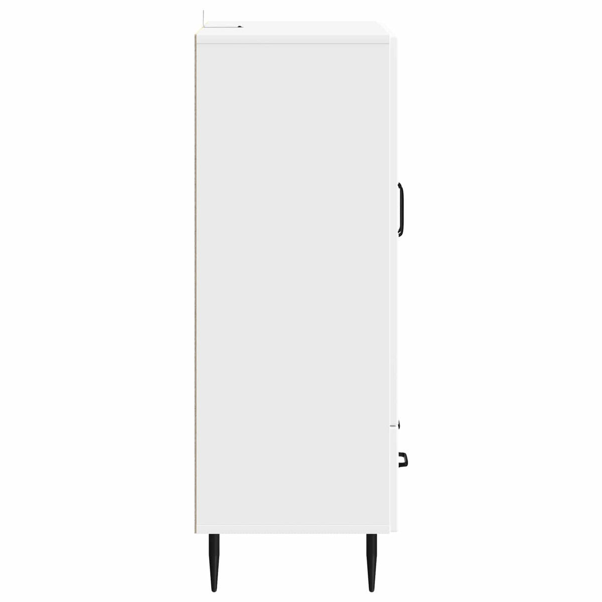 Sideboard Hvid 66 x 34,5 x 95 cm Konstrueret træ