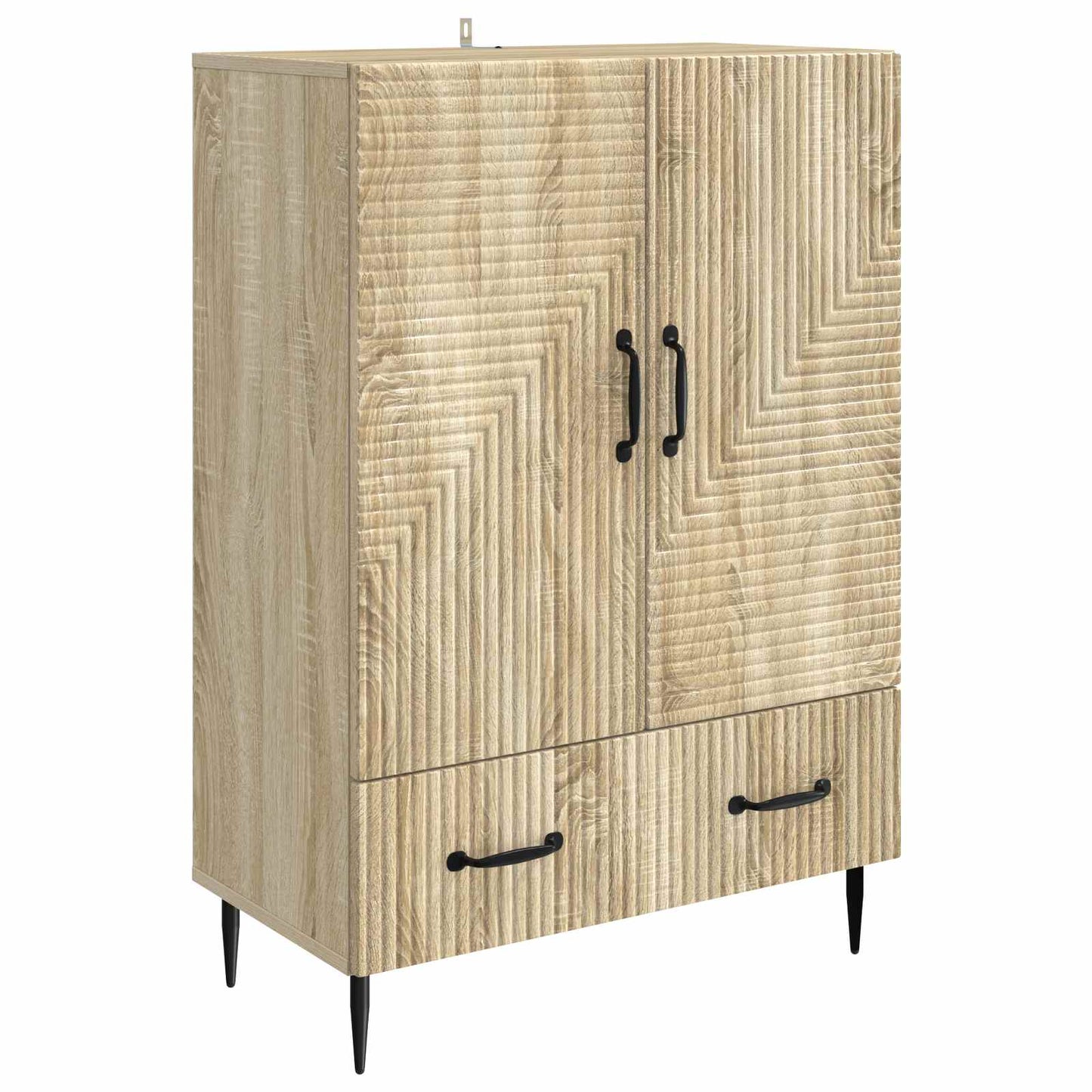 Sideboard Sonoma-eg 66 x 34,5 x 95 cm Konstrueret træ