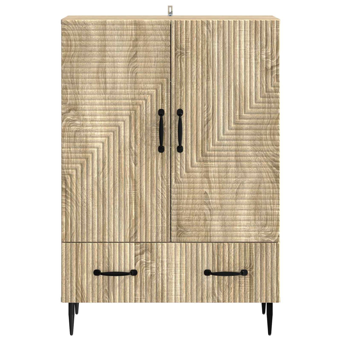 Sideboard Sonoma-eg 66 x 34,5 x 95 cm Konstrueret træ