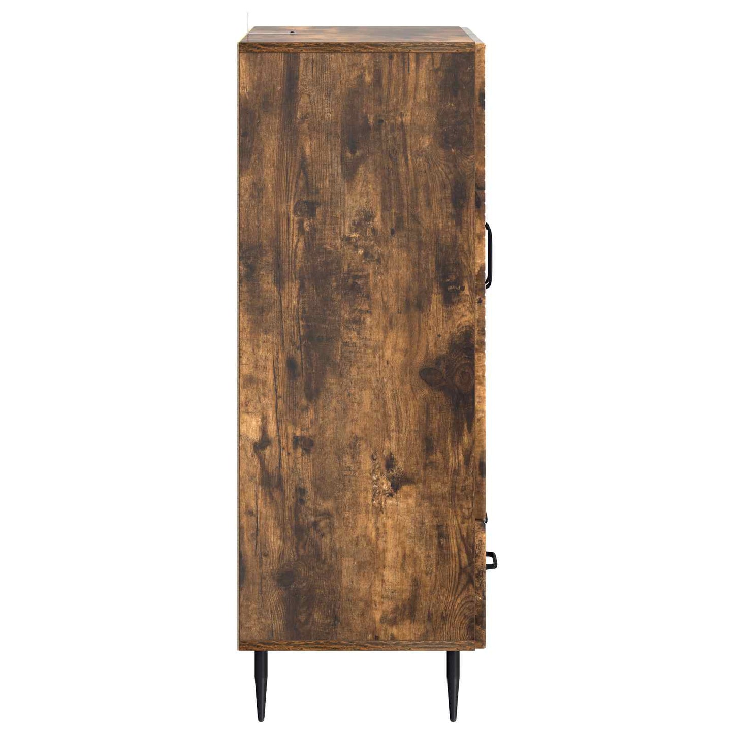 Sideboard med skuffe Røget eg 66 x 34,5 x 95 cm Konstrueret træ