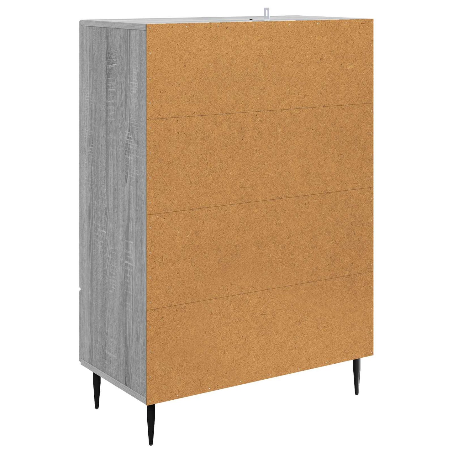 Sideboard Grå sonoma-eg 66 x 34,5 x 95 cm Konstrueret træ