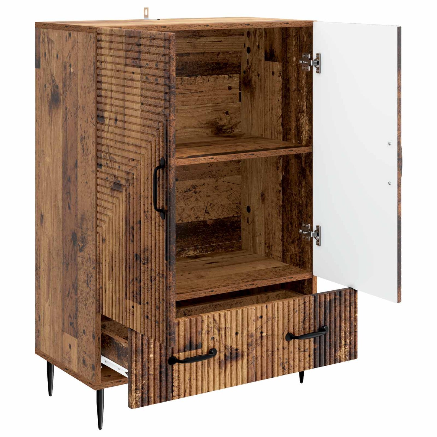 Sideboard Gammelt træ 66 x 34,5 x 95 cm Konstrueret træ
