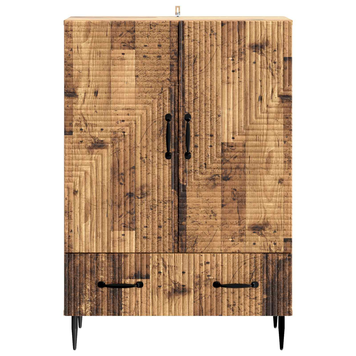 Sideboard Gammelt træ 66 x 34,5 x 95 cm Konstrueret træ