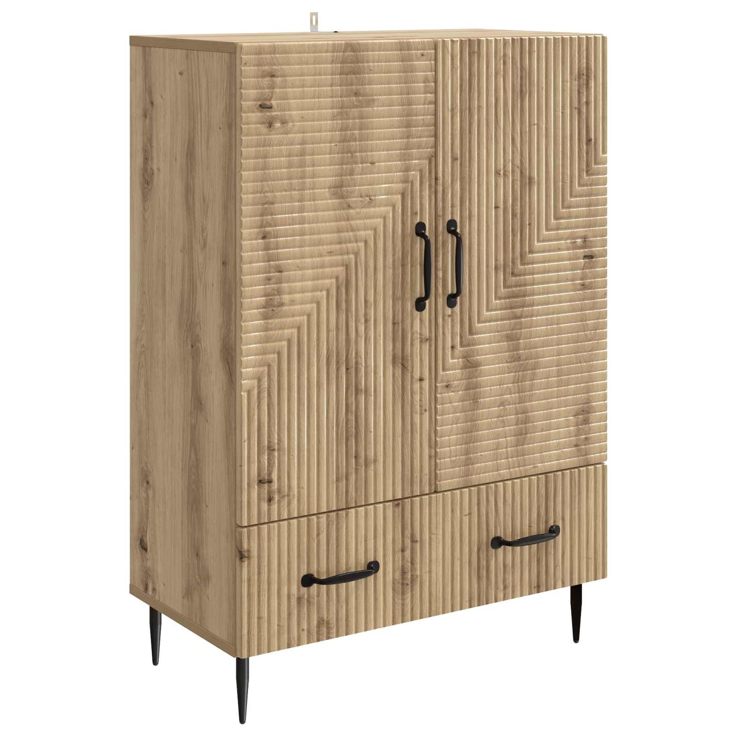 Sideboard Artisan-eg 66 x 34,5 x 95 cm Konstrueret træ