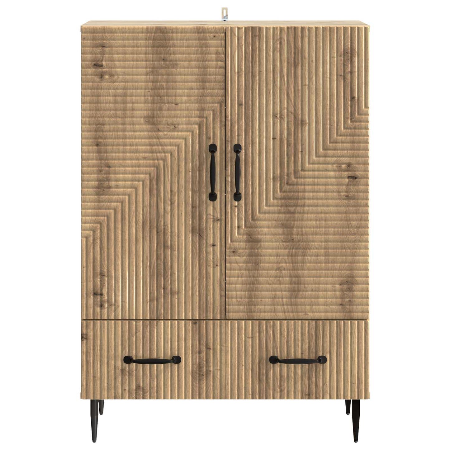 Sideboard Artisan-eg 66 x 34,5 x 95 cm Konstrueret træ