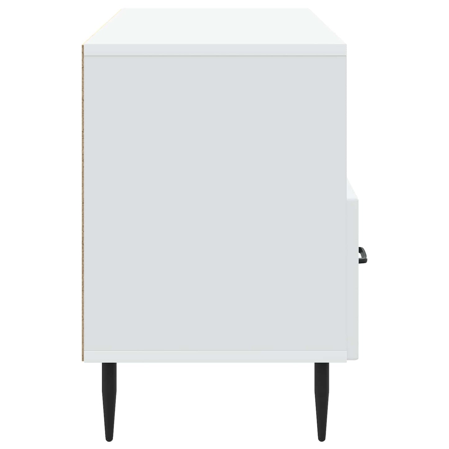 TV-skab med skuffe Hvid 102 x 34,5 x 50 cm Konstrueret træ
