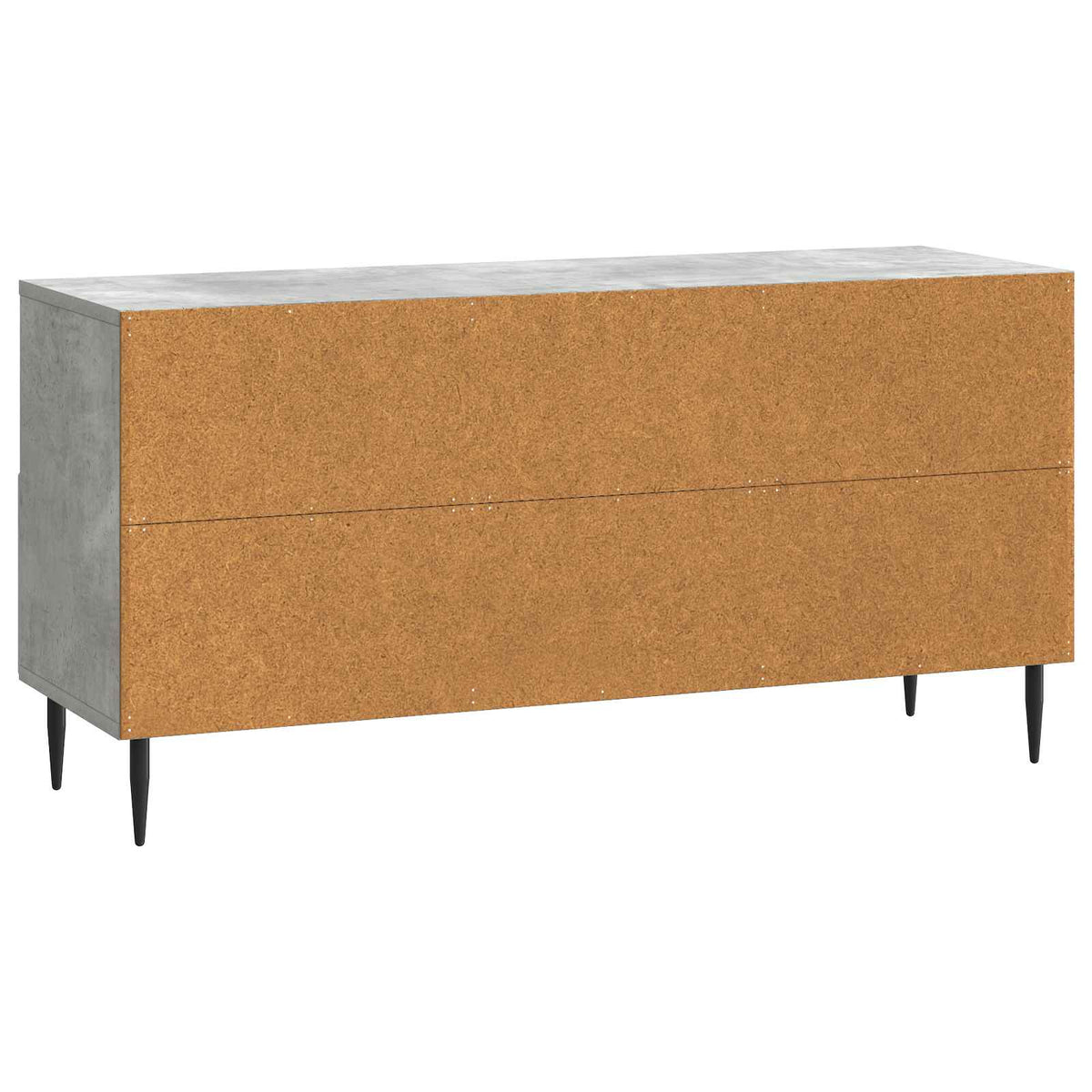 TV-skab med skuffe Betongrå 102 x 34,5 x 50 cm Konstrueret træ