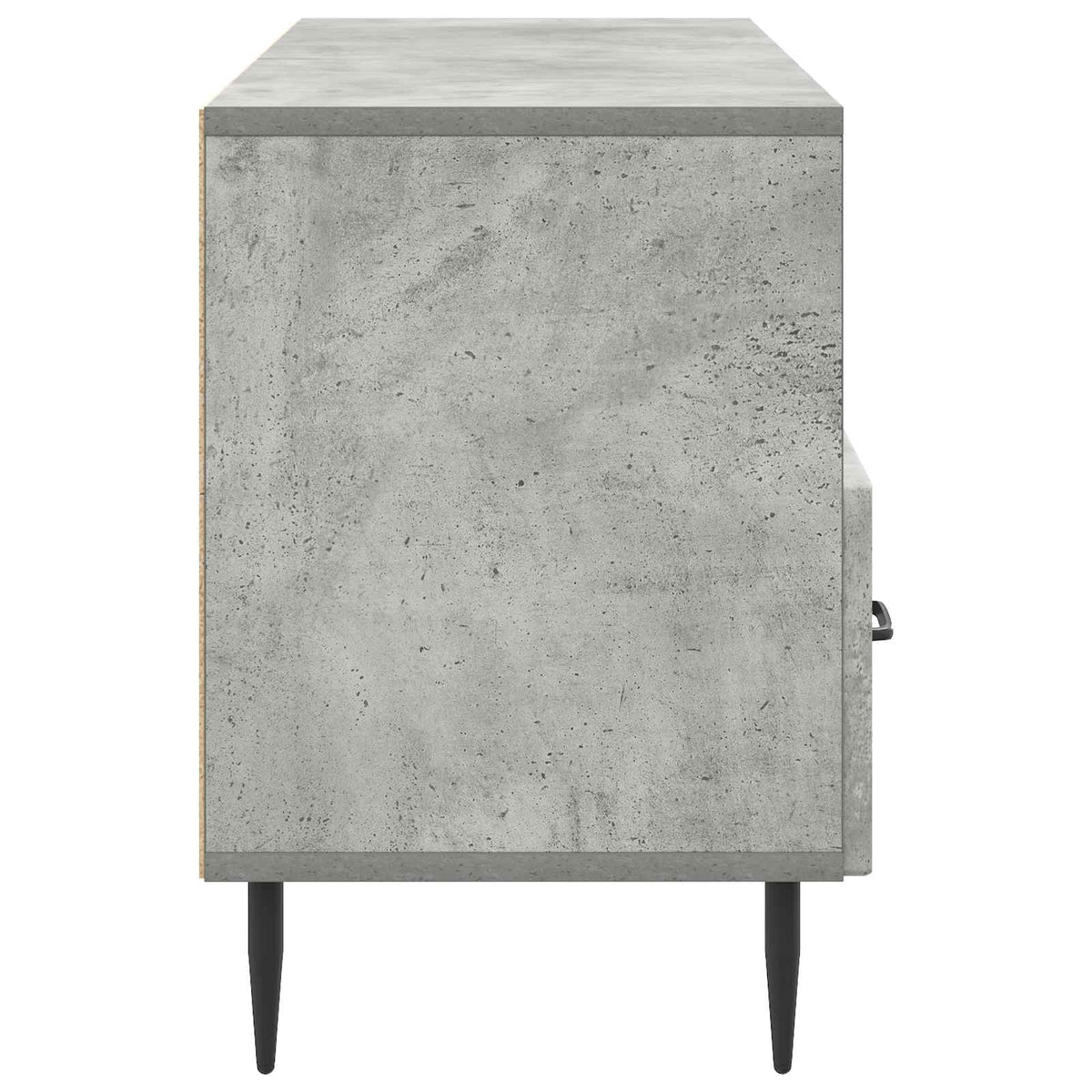 TV-skab med skuffe Betongrå 102 x 34,5 x 50 cm Konstrueret træ
