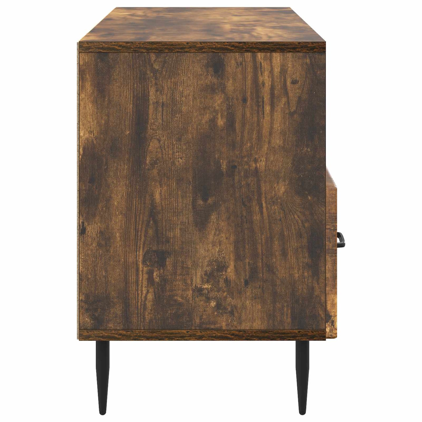 TV-skab med skuffe Røget eg 102 x 34,5 x 50 cm Konstrueret træ