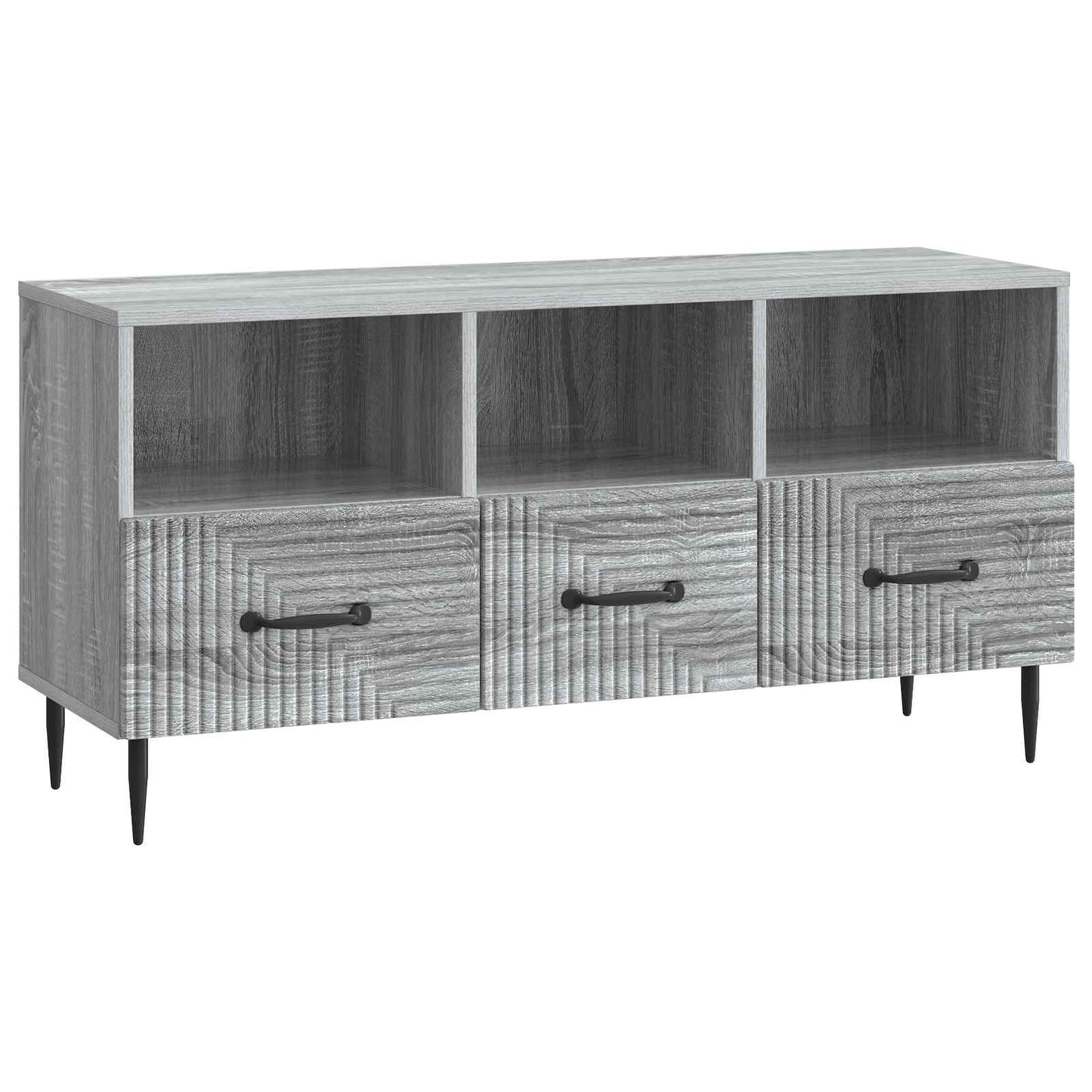 TV-skab Grå sonoma-eg 102 x 34,5 x 50 cm Konstrueret træ